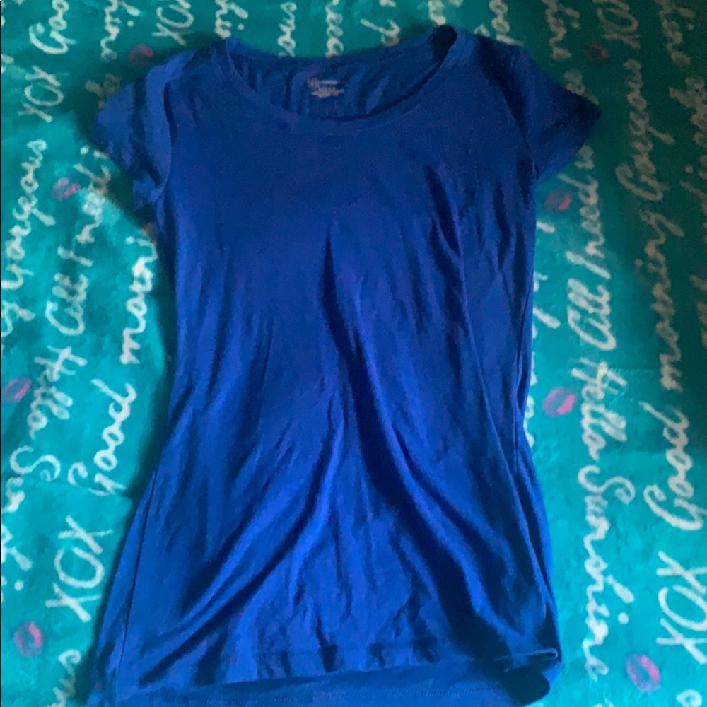 No Boundaries blue solid T 💙